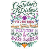 Garden Rules