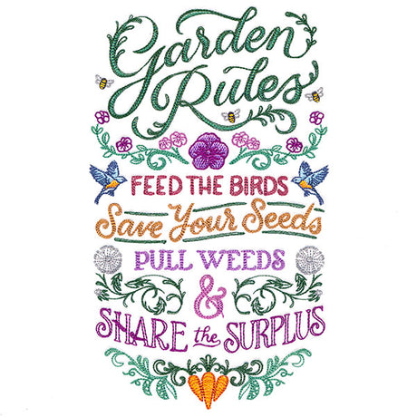Garden Rules