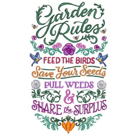 Garden Rules