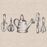 Rustic Gardening Tools