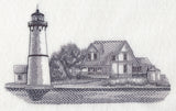 Rock Island Lighthouse Sketch (New York)