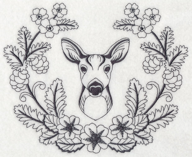 Deer Doe and Woodsy Laurel