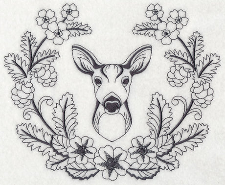 Deer Doe and Woodsy Laurel