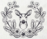 Deer Doe and Woodsy Laurel