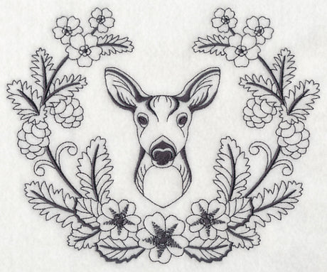 Deer Doe and Woodsy Laurel