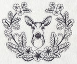 Deer Doe and Woodsy Laurel