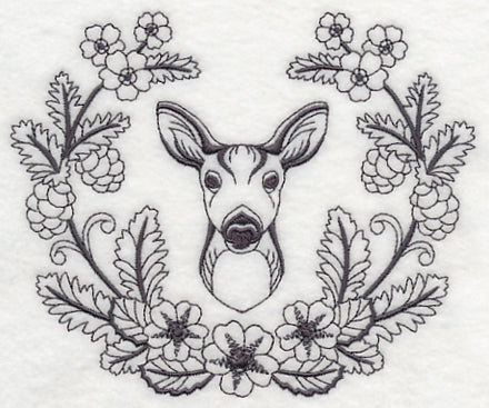 Deer Doe and Woodsy Laurel