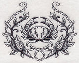 Crab and Seashell Laurel