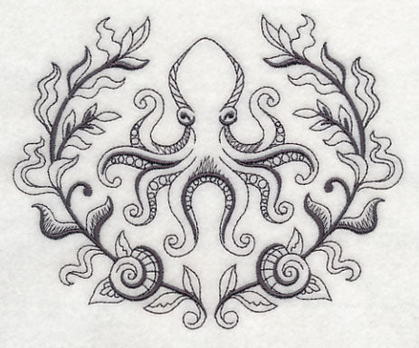 Octopus and Seaweed Laurel