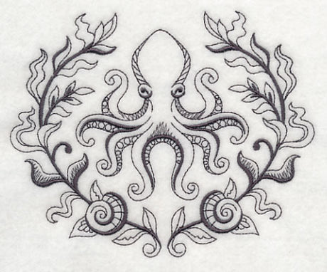 Octopus and Seaweed Laurel