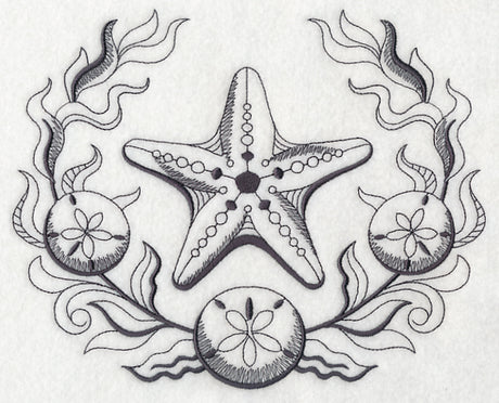 Starfish and Seaweed Laurel