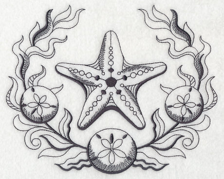 Starfish and Seaweed Laurel