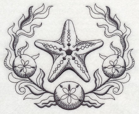 Starfish and Seaweed Laurel