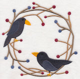 Country Crow Wreath