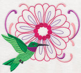 Hummingbird's Flight to Flower
