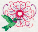 Hummingbird's Flight to Flower