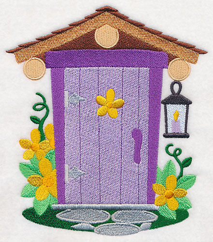 Fairy Door with Daisies