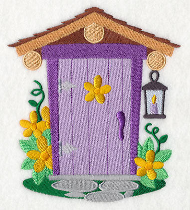 Fairy Door with Daisies
