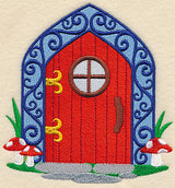 Fairy Door with Toadstools