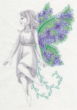 Fairy with Flower Wings