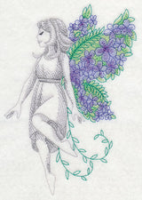 Fairy with Flower Wings