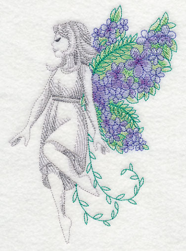 Fairy with Flower Wings