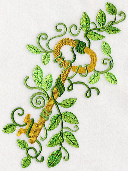 Enchanted Key in Leafy Vines