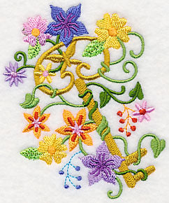 Enchanted Key in Flowers