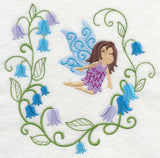 Fairy Bonnie with Bluebell Wreath