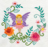 Fairy Carrie with Carnation Wreath