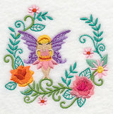 Fairy Carrie with Carnation Wreath