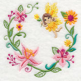 Fairy Laurie with Lily Wreath