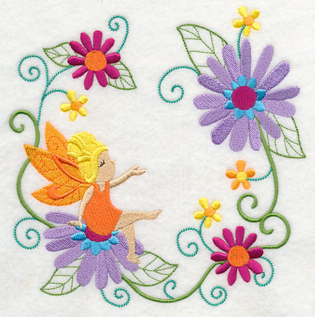 Fairy Delilah with Daisy Wreath