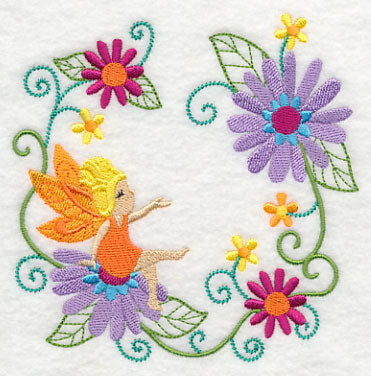 Fairy Delilah with Daisy Wreath