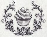 Cupcake and Sugar Flower Laurel