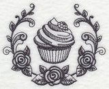 Cupcake and Sugar Flower Laurel