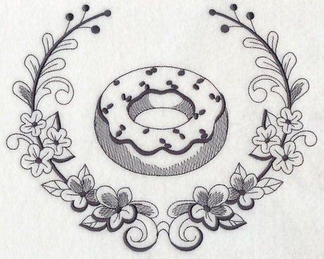 Donut and Sugar Flower Laurel