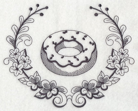 Donut and Sugar Flower Laurel