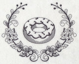 Donut and Sugar Flower Laurel