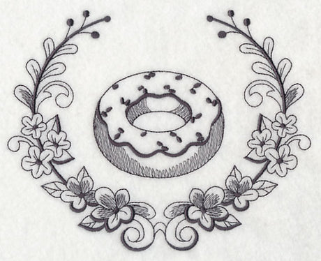 Donut and Sugar Flower Laurel