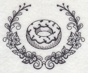 Donut and Sugar Flower Laurel