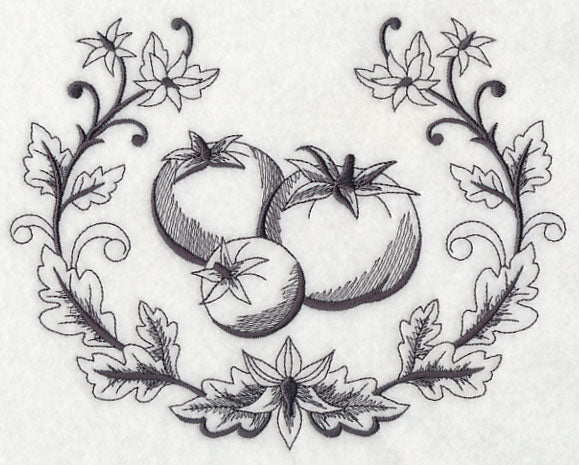 Tomato and Blossoms Laurel