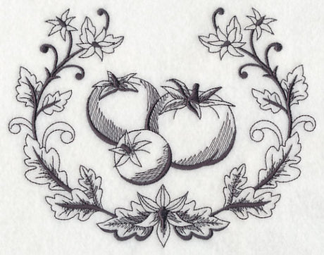 Tomato and Blossoms Laurel