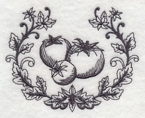 Tomato and Blossoms Laurel