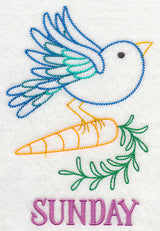 Kitchen Bird with Carrot (Vintage)