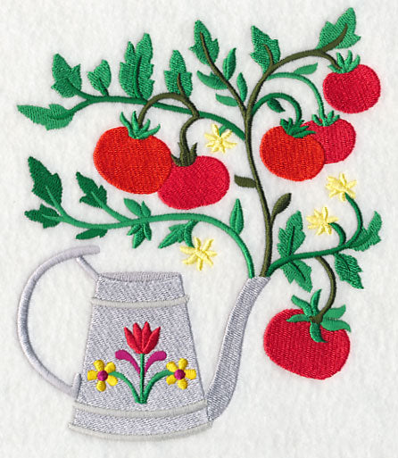 Tomatoes and Watering Can