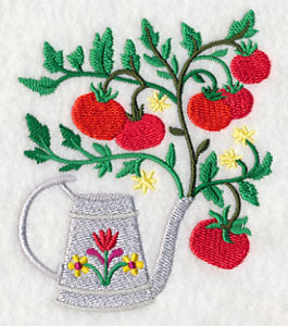 Tomatoes and Watering Can