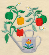 Bell Peppers and Watering Can