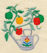 Bell Peppers and Watering Can