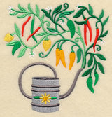 Chili Peppers and Watering Can
